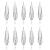 10 PCS M Permanent Makeup Needle for Cordless Tattoo Machine - Ombre Powder Brows Microblading Shading Eyeliner Lip Tattoo Permanent Make Up (1RL/1R/1P)