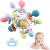Greifball Baby toys sensory bite ring toys silicone bite ring motor skills Montessori early education toys baby bass baby toys for babies from 3-18 months.