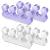Molain 4Pcs Toe Separators Pedicure Pedicure Toe Separators Repeatable Washable Toenail Dividers Toe Separators for Nail Polish Application Style A