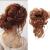 Hair part with rubber band Messy Bun Hairil Piece Curly Wavy Big Hair Bun Scrunchies Extensions Kunsthaar Tousled Updo Hair Parts for Women Girls (#30 (Light Auburn))