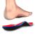 PCSsole Orthotic Arch Support Shoe Inserts Insoles for Flat Feet Feet Pain Plantar Fasciitis Insoles for Men and Women Men(11.5-12)30.5cm A-red