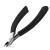 FVION Cuticle Trimmer Professional Cuticle Nippers Rubber Coated Handle Manicure Tools Stainless Steel Cuticle Cutter for Nails (5mm) Black