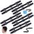 OKUPAN Mask Extender Strap, 10Pcs Elastic Fabric Mask Holder Clip Ear Protector with Adjustable Strap for Back of Head Ear Black(10 Pcs)