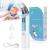 URAQT Baby Nasal Aspirator  Baby Nose Sucker Electric Nose Cleaner with 6 Suction Levels and 2 Sizes Silicone Tips  Anti-backflow Nose Vacuum Cleaner Rechargeable Nasal Sucker for Newborns  Toddlers