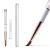 Shine Chance 100% Kolinsky 3D Acrylic Nail Brushes, Acrylic Nail Brush Size # 2-#14 Oval Nail Art Painting Brush for Acrylic Powder Nail Carved Extend Nails (#08)