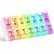 OPRET German tablet box 7 days 2 compartments in the evening removable pill box pill box medication box 7 days tablets weekly box tablet box 14 compartments