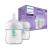Philips Avent Natural Response Baby Bottle - 2X 125ml Baby Milk Bottle with AirFree Vent BPA Free for Newborn Babies Aged 0 Months+ (Model SCY670/02) x2