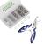 GREATFISHING 200PCS High Strength Heavy Stainless Steel Split Ring Lure Connector with Fishing Pliers 30lb to 120lb Test 200pc 5-9mm Ring with plier