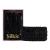 Silkie 4-Set 100% pure mulberry lide black thin hair tie with travel bags hair tie for every day hair care ponytail holder without hair damage (noir)