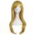 MapofBeauty 28" 70cm Long Curly Hair Ends Costume Cosplay Wig (Gold/Yellow)