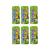 6 x 30g Sour Green Apple Gum 15 Pieces