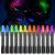 AOOWU Glow UV Neon Glow Face Paint Crayons Kit 12 Colors Safe Non-Toxic UV Glow Neon Face and Body Crayons for Adults Kids Halloween Makeup Party Cosplay - Fluorescent Brightest Glow under UV!