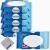6 cottonelle Flushable Wet Wipes for Adult, Flip-Top Packs 42 Ct, BONUS Zivigo Lens Cleaning Wipe