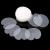 25 Pieces Heat Shield Guards  Hair Extensions Shield Circular  Single Hole  Round Spacer Template  Clear Fusion Glue Protector for Hair Extension Using  Heat Shield Guards for Hair Extension Bonding