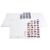 Monthly XL Cold Seal Medication Blister Pack System Cards for Pills -One Piece Unit Dose Tri-Fold Booklet, Easy No Extra Equipment Needed, Just Fill and Seal (31 Day Monthly - 6 Pack)