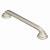 Moen R8718D3GBN Home Care Ultima 18-Inch Designer Bathroom Grab Bar with Curl Grip, Brushed Nickel Pack of 1 Brushed Nickel
