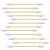 1200pcs Precision Tip Cotton Swabs for Makeup, Bamboo Sticks and Double Pointed 12 Pack (1200)