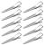 nuosen 50 Pcs Curl Clips 1.75 Inches Single Prong Section Clips Metal Alligator Hair Pins Clips for Hair Extensions