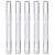5 Pack 3 ml Transparent Twist Pens, Empty Nail Oil Pen with Brush Tip, Cosmetic Lip Gloss Container Applicators Eyelash Growth Liquid Tube (5x)