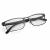 EgBert Fashion Black Nearsighted Glasses Metal Full Frame Myopia Glasses - -2.0