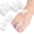 DYKOOK Flared Gel Toe Separators 8 Pieces Big Small Toe Spacers Toe Straighteners for Overlapping Toes and Temporary Bunion Corrector Gel (4 pcs Large + 4 pcs Small)