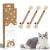 Potaroma Cat Toys Natural Silvervine Sticks, Catmint Silvervine Blend Sticks, Catnip Cat Chew Toys for Kittens Teeth Cleaning, Matatabi Dental Care Cat Treat , Edible Kitty Toys for Cats Lick 3 Sticks