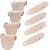 Baby Umbilical Cord Belt, Infant Belly Binder Hernia Care Navel Truss Support Newborn Warm Essential with Breathable Organic Cotton (4 Pack) 4pack-brown
