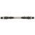 Weaver Leather Leather Single Flat Link Chain Curb Strap, Black, 4.5