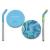 Klean Kanteen Kid Cup Straw Lid - 2 Pack - Blue Tie Dye