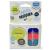 Putty Buddies Original Swimming Earplugs - The Best Swimming Ear Plugs - Block Water - Super Soft - Comfortable - Great for Kids - 3-Pair Pack Purple/Teal/Magenta