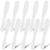 10 Pcs Plastic Cosmetic Spatula Jelly Mask Spatula Skincare Lotion Disposable Spatulas for Facials Face Mask Applicator Makeup Scoop for Facial Tools (White)