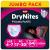 Huggies DryNites Pyjama Pants for Girls - Sizes 4-7 Years (64 Pants) - Maximum Protection to Manage Night Time Bed Wetting - Discrete with Exciting Designs Girls 4-7yrs (64 Pants)