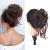 Hair Extensions Hair Part Hair tie Dutt Messy Bun Haarteil Hair Piece Scrunchies Extensions Kunsthaar Tousled Updo Hair Parts for Women Girls (6a (Dark Brown))