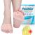 Medium-footed upholstery 4 pieces of toe spreader with gel midfoot cushion forefoot cushion toe spreader breathable gel preferably for diabetic feet bubbles forefoot pain 4 pieces of skin color