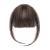 Clip in Fringe Clip in Bangs for Women Hair Extensions with Temples Hairpieces Fashion Wispy Bangs Fringe Air Bangs Clip for Daily Wear Y7LHJFP (dark brown)