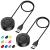 EZCO Charger Compatible with Garmin Vivoactive 3 4 4S/ Fenix 5 / Fenix 6 6S 6X / Venu Sq Music, 2 Pack 3.3 Ft USB Charging Cable Stand Station Date Syn for Fenix 5 5S 5X / Forerunner 935 Smart Watch Black