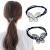 Xiwstar 2Pcs Elegant Women Girls Hair Scrunchies Crystal Rhinestone Butterfly Hair Ties Bands Accessories Ponytail Holder