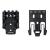 Safariland QLS 1-2 Quick Locking System Kit, Platform Attachment for Duty Holsters and Accessories with Locking Fork and Receiver Plate - Level 1 Retention, Black