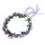 KALLORY Womens Headbands Flower Floral Leaf Wreath Floral Garland Wedding Bridal Bridesmaid Headpiece Tiara Headpiece for Wedding Party (Purple) Flower Girl Headband Violet