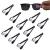 Glasses Cleaner - Mini Microfiber Eyeglass Cleaning Tool with Soft Brush - Lens Cleaner for Eyeglasses (Black)
