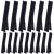 100pcs Metal Alligator Hair Clips Flat Top with Teeth Single Prong Hairpins Sectioning Hairdressing Salon Clips for Women Girls Hairbow DIY Art Craft Projects  Black