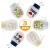 NOCHME Baby Anti Scratch Mittens for Newborn Boys Girls 3 Pair Super Soft Adjustable No Scratch Cotton Baby Gloves Mits 0-10 Months White