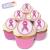24 Fabulous Edible Wafer Cake Toppers: Breast Cancer Ribbons