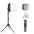 RALENO Softbox Lighting Kit, 16'' x 16'' Photography Studio Equipment with 50W / 5500K / 90 CRI LED Bulb, Continuous Lighting System for Video Recording and Photography Shooting LED Softbox