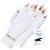 Saviland UV Gloves for Gel Nails - UPF200+ Professional UV Protection Gloves for gel Manicures Anti UVA & UVB 999+ UV Nail Gloves for gel Nail Lamp Skin Care Fingerless Gloves Protect Hands (White) 02-White