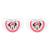 Tigex Physiological Lollipops Silicone 18 m Minnie 18-36 months 2 pieces Minnie 2 Unit (Lot de 1)