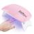 SOSPIRO LED UV Nail Lamp Portable Gel Nail Dryer 6W Mini UV Lamps Professional Nail Art Tool Accessory(Pink)