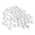 HAUTOCO 60 Pieces Glass Dome Cabochons Clear Round Cabochons Tiles  Non-calibrated Round 1 inch/25mm for Cameo Pendants Photo Jewelry Necklaces 1 inch/25mm-60 Pieces
