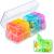 Zoksi Weekly Pill Organizer 2 Times a Day Rainbow 7 Day Am Pm Pill Box Daily Am Pm Pill Organizer 7 Day Portable Vitamin Pill Case Weekly Pill Box for Fish Oils Vitamin Supplement A White Shell