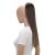 CAISHA 22" Hairpiece Ponytail Extension Heat-Resistant Synthetic Fiber Straigth Brown Mix PH521 brown mix #4T6 PH521
